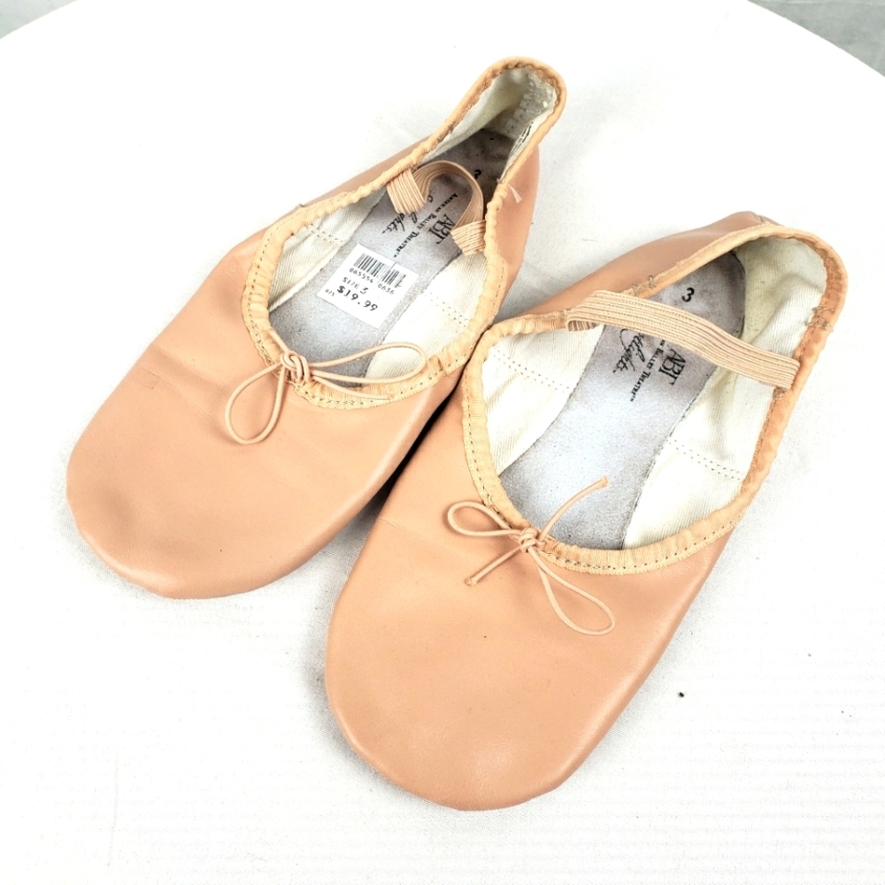 ABT Girl's Pink Ballet Flats Sz 3
